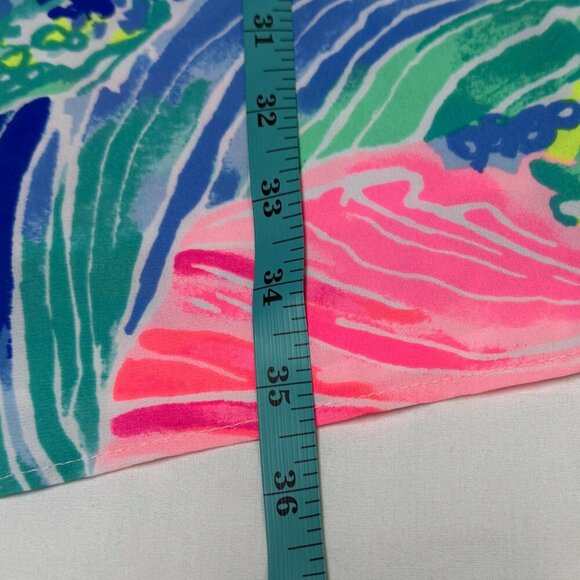 Lilly Pulitzer Lexi Slip Dress Multi Beach Please Print Size Medium EUC - Picture 10 of 11